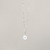 Collar Ciel mini de platino con Diamante