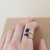 Anillo de oro amarillo 18k y Lapislazuli oval - comprar online