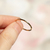 Imagen de Anillo Lala mini Oro amarillo 18k martelado