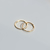Anillo Lala mini Oro amarillo 18k martelado - Astoria Joyería Contemporánea