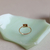 Anillo Biarritz de oro amarillo 18k y Cuarzo mandarina - comprar online