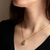 Collar con Zafiro verde talla damero de Oro amarillo 18k