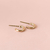Argollitas Lala mini oro amarillo 18k