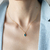 Collar con Opalo azul de oro amarillo 18k - Astoria Joyería Contemporánea