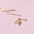 Aros Barritas mini Oro amarillo 18k - tienda online