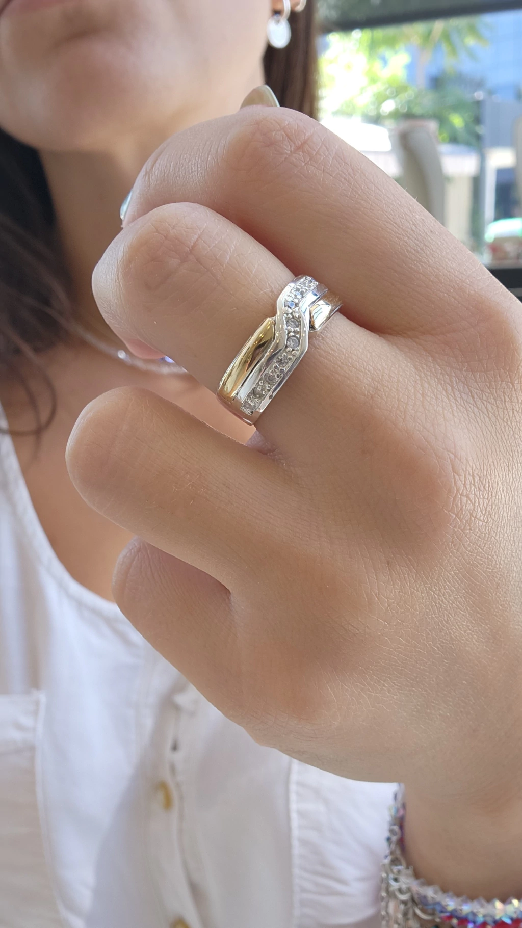 ANILLO SAMI N°8,5 - Plata 925