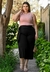 Calça Pantacourt Plus Size Feminina Cintura Alta