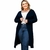 Cardigan Feminino Plus Size Casaco Longo Kimono Sobretudo Cinza - JUQUITIBA BRASIL