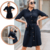 Vestido Social Feminino Básico Midi Soltinho Chamise Camisão - comprar online
