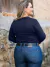 Cardigan Casaco Plus Size Feminino Botão Casaquinho Moda na internet