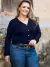Cardigan Casaco Plus Size Feminino Botão Casaquinho Moda - JUQUITIBA BRASIL