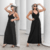 Vestido Feminino Longo de Alça Moda Feminina Decote Verão