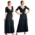 Vestido Feminino Longo Decote Transpassado Social 3 Marias - JUQUITIBA BRASIL
