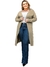 Cardigan Feminino Plus Size Casaco Longo Kimono Sobretudo Cinza - comprar online