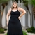 Vestido Longo Plus Size Babado Alcinha Feminino - JUQUITIBA BRASIL