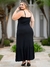 Vestido Longo Plus Size Babado Alcinha Feminino na internet