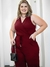 Imagem do Macacão Longo Plus Size Sem Manga Decote Transpassado Moda Feminina