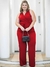 Macacão Longo Plus Size Sem Manga Decote Transpassado Moda Feminina - JUQUITIBA BRASIL