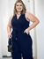 Macacão Longo Plus Size Sem Manga Decote Transpassado Moda Feminina - JUQUITIBA BRASIL