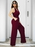 Macacão Longo Sem Manga Moda Feminina Confortavel - comprar online