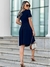 Vestido Feminino Transpassado Midi Moda Evangelica Social - JUQUITIBA BRASIL