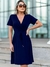 Vestido Feminino Transpassado Midi Moda Evangelica Social - comprar online