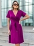 Vestido Feminino Transpassado Midi Moda Evangelica Social - loja online