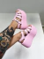 Sandália Block Baby Pink na internet