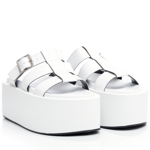 Tamanco Posh White