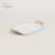 Bandeja Ovalada Latur White 38x25 cm
