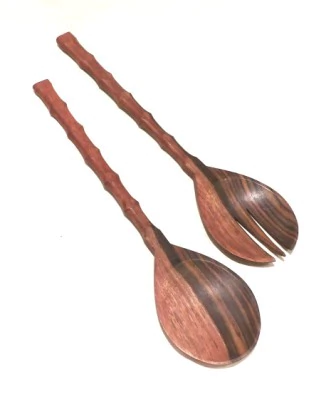 Set x2 Cuchara/Tenedor Tronco Nat. 0.32 cm