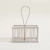 Organizador 2 Divisiones Hanoi Blanco 20x10x12 cm