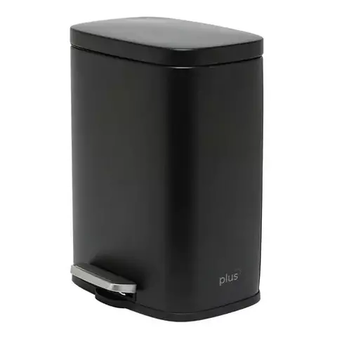 Cesto Rectangular ac/inox Negro 30L