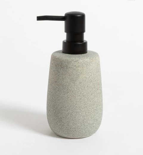 Dispenser granito liso gris 17cm.