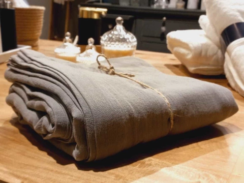 Mantel Gasa Gris 160x300 cm