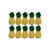Aplique Abacaxi Glitter