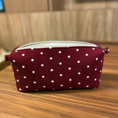 Necessaire Home Red Velvet - MyPantoo | Um abraço nos pés