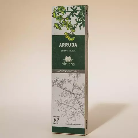 Incenso Natural Arruda c/ 9 un - Nirvana - comprar online