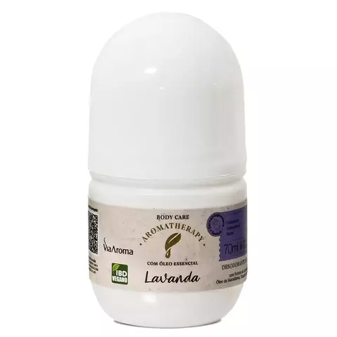 Desodorante Roll On Lavanda 70ml - Via Aroma