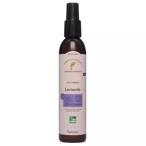 Água Termal com Óleo Essencial de Lavanda 200ml - Via Aroma - comprar online