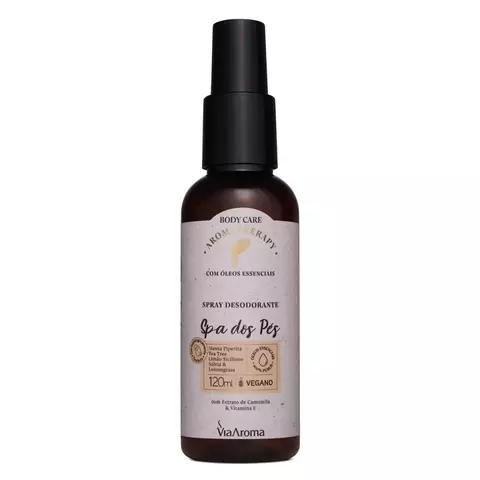 Spray Desodorante Spa dos Pés 120ml - Via Aroma