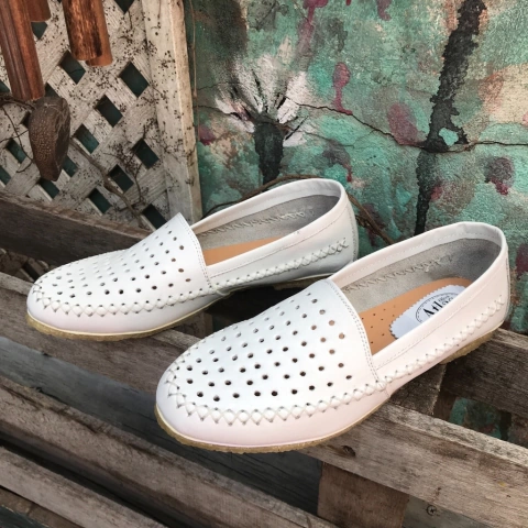 Alpargatas pic blanco. v07-010*111