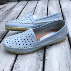 Alpargatas pic celeste crema del cielo. v07-010*111