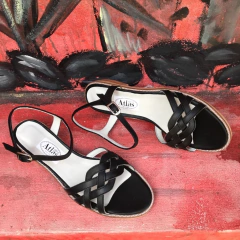 Sandalias trenza, negras.. e03v-10033 - comprar online