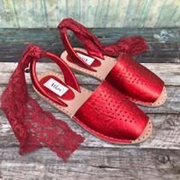 Sandalias españolas rojo metalizado -v07v-033 - comprar online