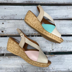 Sandalias hueso, acqua, rosa. m01v-827 - Altas de Olivos