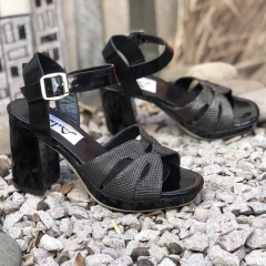 Sandalias con plataforma negras -xxv-1863