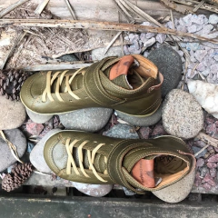 Botitas Agua Patagona track12 verde militar a04-tk12*161 - Altas de Olivos