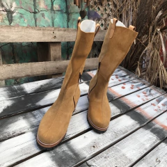 Bota de montar de gamuza suela n* 42 y 43. e03i-20016 - tienda online