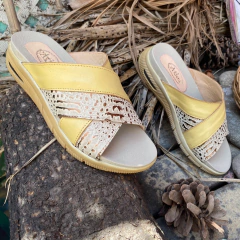 Chinela combinada maiz y hue so. q09v-tulum - tienda online